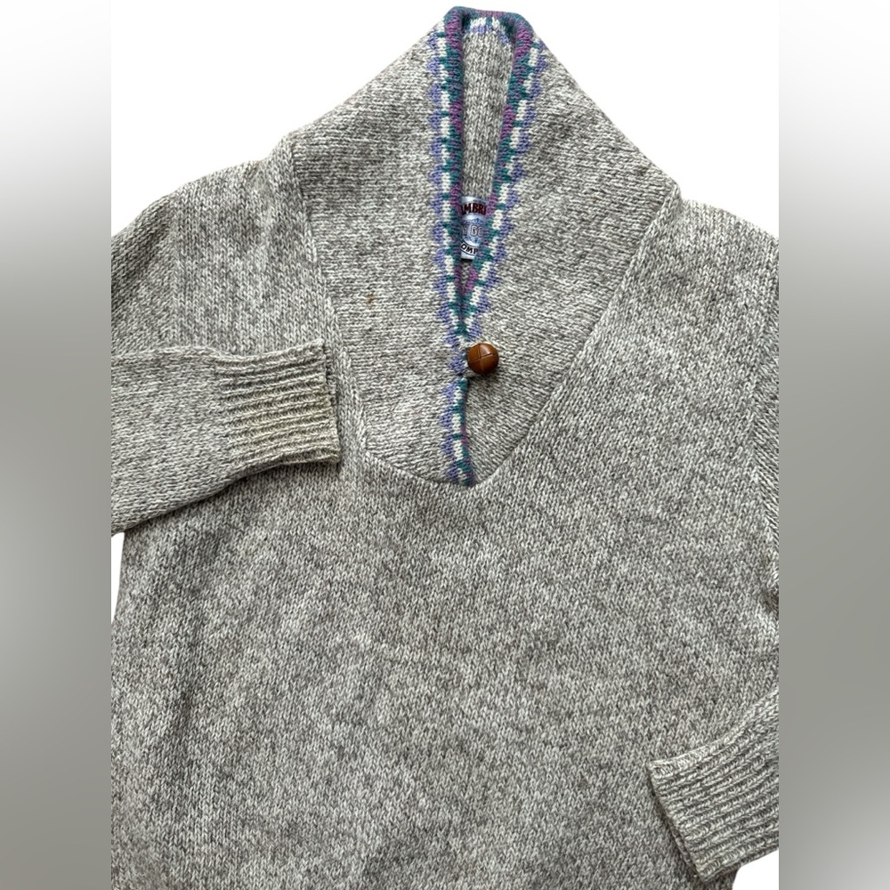 Vintage Cambridge Dry Goods Company Women’s Sweater Wool Blend Size L Mulitcolor